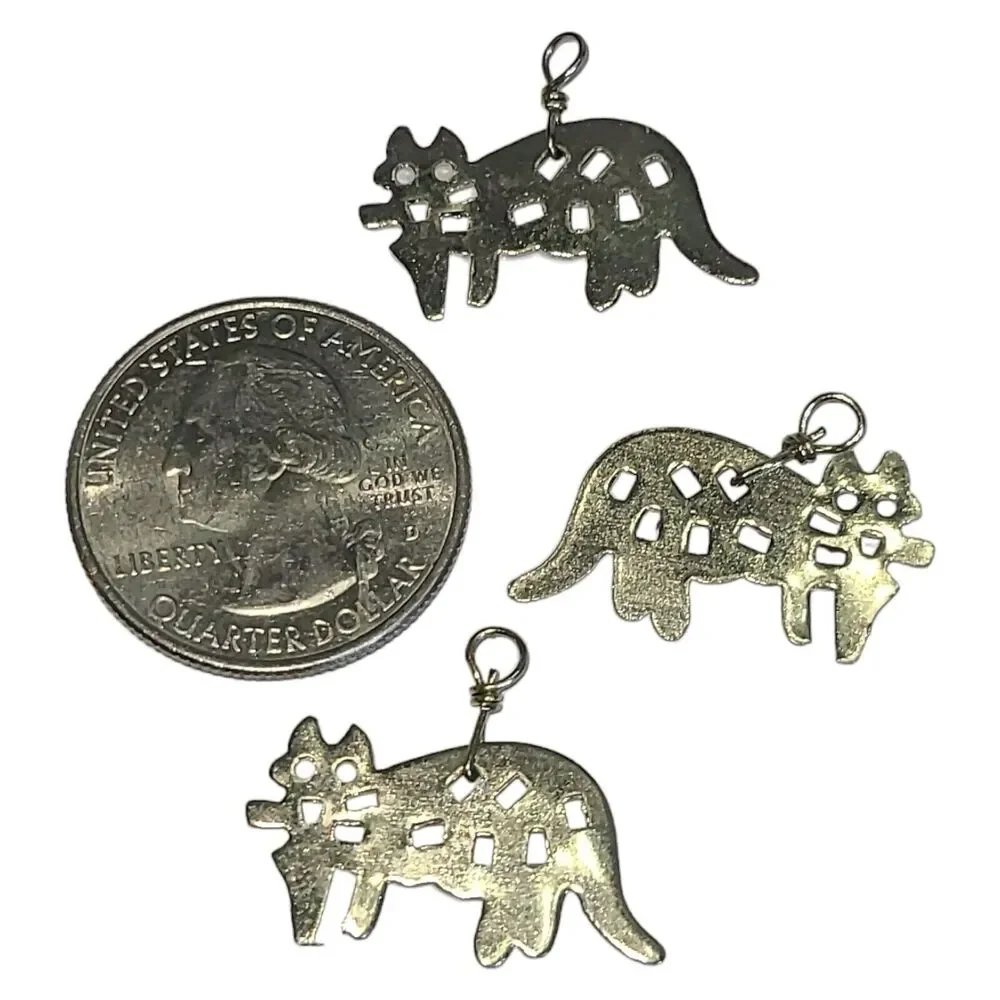 500+ piece Silver Tone Cat Charms Kitten Bulk Dangle Charm Lot 14oz Wholesale